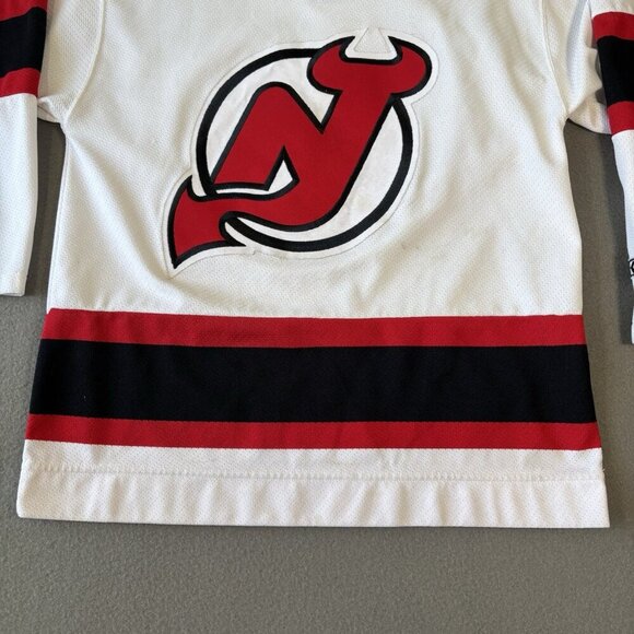 Vintage New Jersey Devils CCM Jersey White Adult Small 1990's NHL Hockey USA - Picture 3 of 16
